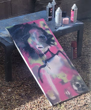 Load image into Gallery viewer, Original painting "The Gods Within", oil on canvas, 18" x 36"