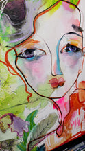 Load image into Gallery viewer, Original painting "Seeking To Be Born", oil on canvas, 14" x 18"