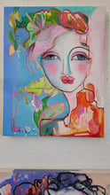 Load image into Gallery viewer, Original painting "Seeking To Be Born", oil on canvas, 14" x 18"