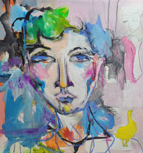 Load image into Gallery viewer, Original painting "Prince or Pauper", oil on canvas, 24" x 24"