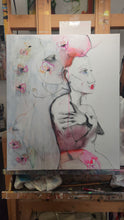 Load image into Gallery viewer, Original painting "Sacred Road Map", oil on canvas, 20" x 24"