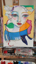 Load image into Gallery viewer, Original painting "Anointing The Heart" oil on canvas, 12" x 16"