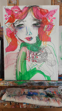 Load image into Gallery viewer, Original painting "Refined Chaos" oil on birch, 12" x 16"