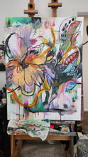 Load image into Gallery viewer, Original painting "Welcoming Expanded Consciousness", mixed media on canvas, 30" x 40"