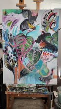 Load image into Gallery viewer, Original painting "Welcoming Expanded Consciousness", mixed media on canvas, 30" x 40"