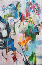 Load image into Gallery viewer, Original painting "Sidecar in Paris", oil on canvas, 24" x 36"