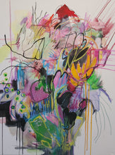 Load image into Gallery viewer, Original painting "She's No Delicate Flower", oil on canvas, 30" x 40"