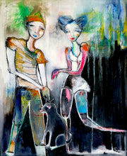 Load image into Gallery viewer, Original painting "Agents of Transformation", oil on canvas, 20" x 24"