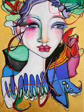 Load image into Gallery viewer, Original painting "Anointing The Heart" oil on canvas, 12" x 16"