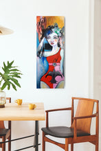 Load image into Gallery viewer, Original painting "The Curious Elixir of Shadow Work", oil on canvas, 18" x 36"