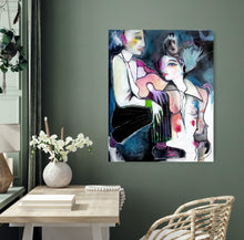 Load image into Gallery viewer, Original painting "She Collapsed The Sky", oil on canvas, 24" x 30"