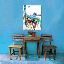 Load image into Gallery viewer, Original painting "She's No Delicate Flower", oil on canvas, 30" x 40"