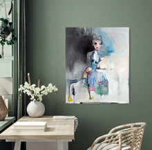 Load image into Gallery viewer, Original painting "Divine Madmen", oil on canvas, 20" x 24"