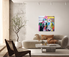 Load image into Gallery viewer, Original Painting, "Holding the Shape of Light", mixed media on canvas, 24" x 24"