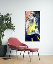 Load image into Gallery viewer, Original Painting, "Igniting Water", oil on canvas, 24" x 48"