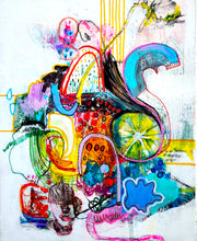 Load image into Gallery viewer, Original painting "Joy Ride" oil on birch panel, 8" x 10"