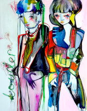 Load image into Gallery viewer, Original painting "Louder", oil on canvas, 24" x 30"