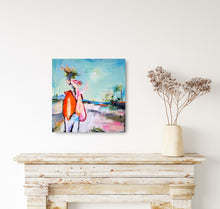 Load image into Gallery viewer, Original painting "Of Twenty", oil on birch panel, 18" x 18"