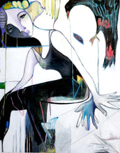 Load image into Gallery viewer, Original painting "Polarity", oil on canvas, 24" x 30"