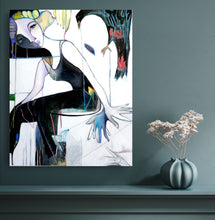 Load image into Gallery viewer, Original painting "Polarity", oil on canvas, 24" x 30"