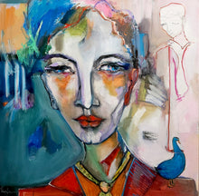 Load image into Gallery viewer, Original painting "Prince or Pauper", oil on canvas, 24" x 24"