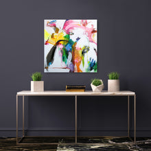 Load image into Gallery viewer, Original painting "Regulating The Flow", mixed media on canvas, 20" x 20"