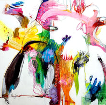 Load image into Gallery viewer, Original painting "Regulating The Flow", mixed media on canvas, 20" x 20"