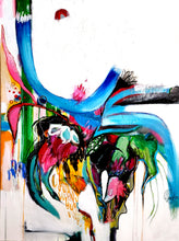 Load image into Gallery viewer, Original painting "She's No Delicate Flower", oil on canvas, 30" x 40"