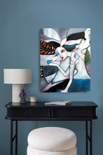 Load image into Gallery viewer, Original painting "Sonic Prayers", oil on canvas, 24" x 30"