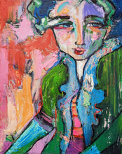 Load image into Gallery viewer, Original painting "The Lost Orchard" oil on birch panel, 8" x 10"