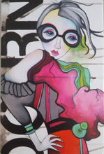 Load image into Gallery viewer, Printed Art Card, "Adorn", 4"x 6" 1.0 mm thick substrate paper, Collectible, Frameable