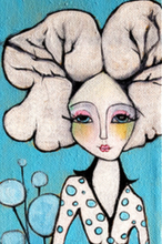 Load image into Gallery viewer, Printed Art Card, "An Early Frost", 4"x 6" x 1.0 mm thick substrate paper, Collectible, Frameable