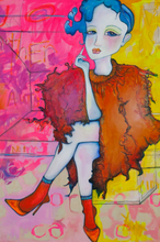 Load image into Gallery viewer, Printed Art Card, "Another Woman's Beauty Does Not Diminish Your Own", 4"x 6" x 1.0 mm thick substrate paper, Collectible, Frameable