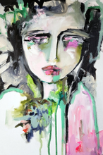 Load image into Gallery viewer, Printed Art Card, "Artist Block", 4"x 6" x 1.0 mm thick substrate paper, Collectible, Frameable