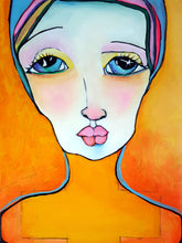 Load image into Gallery viewer, Original painting "Light Seer" oil on birch panel, 6" x 8"