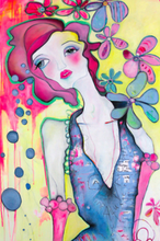 Load image into Gallery viewer, Printed Art Card, "Captivate", 4"x 6" x 1.0 mm thick substrate paper, Collectible, Frameable