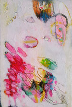 Load image into Gallery viewer, Original painting "Catharsis" oil on birch panel, 4" x 6"