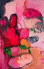 Load image into Gallery viewer, Original painting "Cotton Candy" oil on birch panel, 4" x 6"