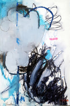 Load image into Gallery viewer, Original painting "Cumulus Intersection" two oil on birch panels, 4" x 6" each