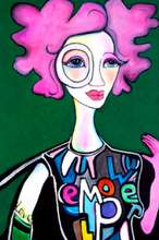 Load image into Gallery viewer, Printed Art Card, "Empower Love", 4"x 6" x 1.0 mm thick substrate paper, Collectible, Frameable