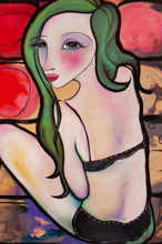 Load image into Gallery viewer, Printed Art Card, "Flash point", 4"x 6" 1.0 mm thick substrate paper, Collectible, Frameable