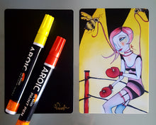 Load image into Gallery viewer, Printed Art Card Collection, Variety Pack of 5, 4" x 6" on thick 1.0 mm card stock