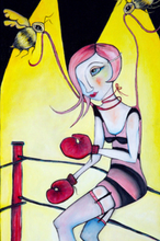 Load image into Gallery viewer, Printed Art Card, "Float Like a Butterfly", 4"x 6" x 1.0 mm thick substrate paper, Collectible, Frameable