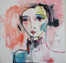 Load image into Gallery viewer, Original painting "Coming Forward", oil on canvas, 20" x 20"