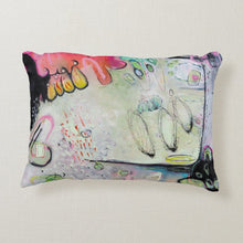 Load image into Gallery viewer, Artful Pillow, home accent, 12" x 16" lumbar, "Hard U Turn", Free Shipping