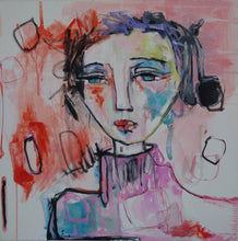 Load image into Gallery viewer, Original painting "Coming Forward", oil on canvas, 20" x 20"