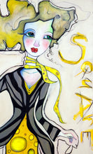 Load image into Gallery viewer, Original Painting, I Am Not A Square, oil on birch panel, 20" x 20"