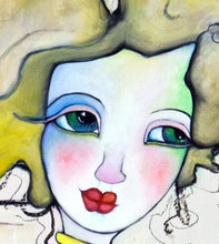 Load image into Gallery viewer, Original Painting, I Am Not A Square, oil on birch panel, 20" x 20"