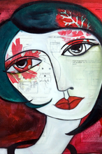 Load image into Gallery viewer, Printed Art Card, "Tranquilities Nest", 4"x 6" 1.0 mm thick substrate paper, Collectible, Frameable