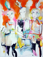 Load image into Gallery viewer, Original painting "Kings and Queens" oil on canvas, 36" x 48"